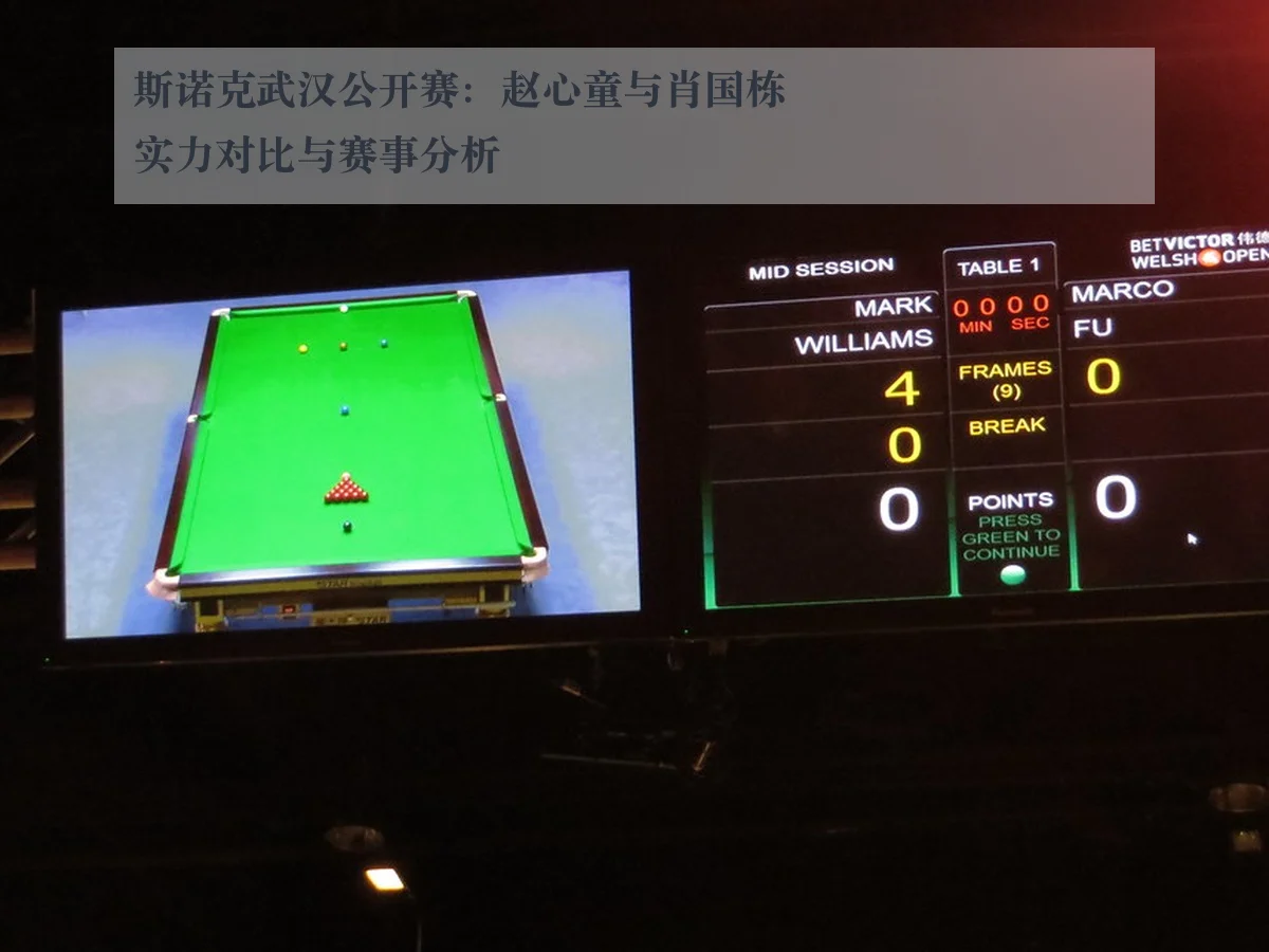 斯诺克武汉公开赛：赵心童与肖国栋实力对比与赛事分析